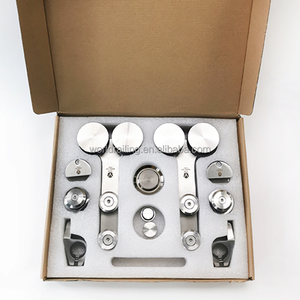 YL Alta calidad Últimos diseños <span class=keywords><strong>de</strong></span> puertas <span class=keywords><strong>de</strong></span> vidrio Columpio Baño abierto Acero inoxidable - Product Image 2