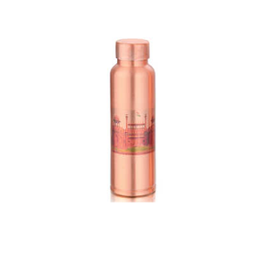 Botella de agua de cobre puro 100%, 1000ml, Ayurveda, personalizada, impresa, a buen precio - Product Image 4