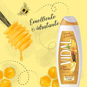 BATH FOAM VIDAL 500 ML HONEY & VANILLA - Product Image 5