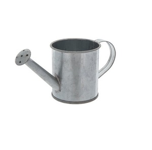 Arrosoir en acier galvanisé de qualité supérieure, étanche, pour usage intérieur et extérieur, arrosoir pour plantes, couleur argent, fabriqué à la main - Product Image 4