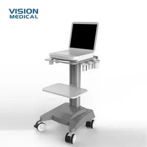 Attrezzature ospedaliere clinica mobile del veicolo apparecchiature ad ultrasuoni medico carrello trolley