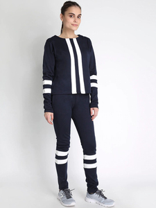 Custom Embroidery Logo Winter Fashion Street Two-Piece Loungewear Tracksuit Casual <b>Set</b> Women's Hoodie <b>Sweatpants</b> Fleece - Product Image 2
