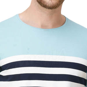 Doreen — T-Shirt uni, en coton, pour hommes, été - Product Image 6