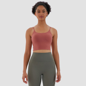 Manufacturer 2022 Gym Fitness Yoga Sleeveless Shirts Workout OEM Logo Embroidery Ladies custom women Best tank <b>top</b> - Product Image 5