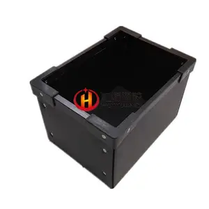 Factory Direct Selling New Design Best Quality Black Conductive ESD PP Corrugated Box