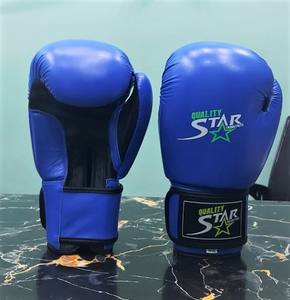 Guantes de boxeo profesionales con logotipo personalizado, 16 oz, relleno de esponja de cuero Original para absorber impactos, guantes de boxeo de competición - Product Image 6