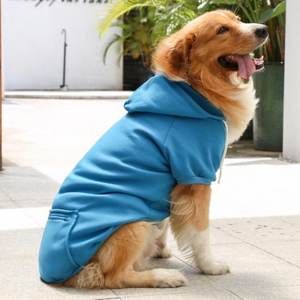 Sudadera con capucha básica para perros, suéteres con capucha para perro, ropa de invierno con sombrero y bolsillo, disfraz a prueba de viento - Product Image 4