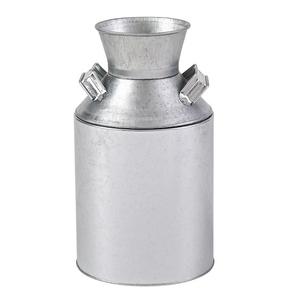 Ensemble de haute qualité de trois bidons de lait galvanisés en gros de différentes tailles à la main jardinière Vintage meilleure vente conteneur de lait - Product Image 3