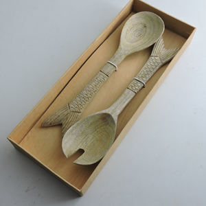 Vente chaude Mango Wood & Mina Salade Serveur Outil À Main Ustensile De Cuisine pour Alimentaire Servant Accessoire pour Usage Cuisine - Product Image 4