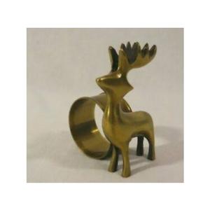 Anillo de latón con estampado de logotipo personalizado, servilletas chapadas en plata de tortuga, Estilo vintage, elegante, venta al por mayor - Product Image 6