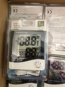 Thermohygromètre numérique intérieur/<span class=keywords><strong>extérieur</strong></span>, <span class=keywords><strong>thermomètre</strong></span>, hygrothermographe - Product Image 5