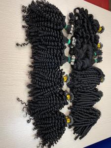 Extensiones de cabello humano sin procesar camboyano sin procesar de queratina 100% europea más vendida en trama de piel de estilo ondulado Natural - Product Image 4