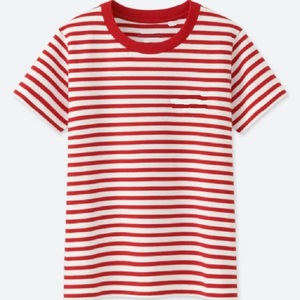 Venta al por mayor de gran tamaño 100% algodón camiseta de alta calidad de verano a rayas con cuello redondo Camiseta de talla grande de longitud corta de punto precio barato - Product Image 3