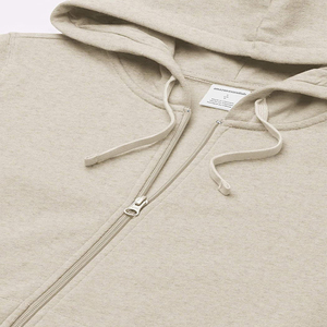 Sudadera con capucha de gran tamaño para mujer, con cremallera, ropa de calle, con LOGO personalizado - Product Image 4