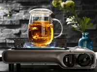 Mug à thé en verre transparent résistant à la chaleur, facile à nettoyer, avec couvercle en verre et filtre à thé, 350/500 ml, infuseur à café pour la maison