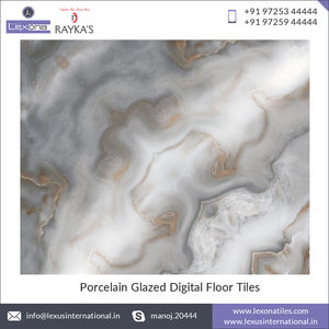 Azulejos de suelo Digital de porcelana, pulido completo, diseño moderno, 600X600mm - Product Image 5