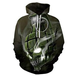 Sudadera con Capucha 3D de Moda, con Cierre, de Forro Polar, Ropa Deportiva de Invierno, Estilo Urbano Básico, 100% Algodón, Estampado Floral, Ecológica, 2025 - Product Image 6