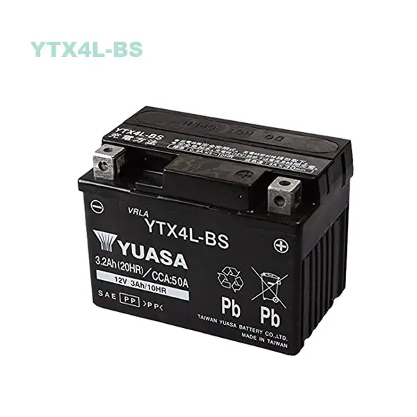 YTX4L-BS yuasa के साथ नेतृत्व एसिड एजीएम बैटरी