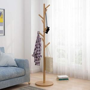 Fast Delivery Custom Cheap Price <b>Wooden</b> <b>Coat</b> Racks Best Performance Clothes Hangers Stand for Home Living Room Furniture - Product Image 3