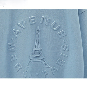 Sudadera con Capucha de Invierno para Hombre, Diseño de Diseñador, 100% Algodón, Felpa Gruesa, Logotipo Personalizado en Relieve, Patrón Sólido, Transpirable, Secado Rápido - Product Image 4