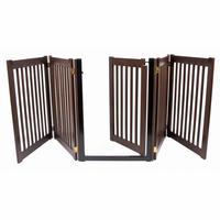 Barrière pliable en bois écologique de haute qualité du Vietnam pour chiens, idéale pour l'intérieur et l'extérieur, pour Noël, le salon et la maison