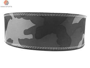 Cheap <b>Men</b> Comfortable Camo Style Powerlifting PU Leather Gym Lever Squat And Dead Lifting Workout Leather Belts - Product Image 6