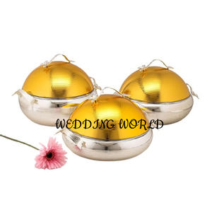 Ensemble de trois réchauds à fondue polis miroir, qualité supérieure, fait main, taille personnalisée, nouveau réchaud à nourriture en métal design - Product Image 6