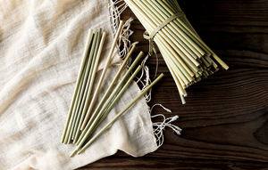 Vendedor caliente, accesorios de barra de pajitas de hierba biodegradables ecológicas para beber, desechables certificados hechos en Vietnam - Product Image 6