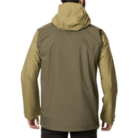 GAA Unisex Reversibele Casual Volledig Ritsbare Waterdichte Winddichte Ademend Soft Shell Jack met Cordura Fleece Voering Plus Size Buitenjas