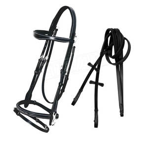 Brida Ajustable de Cuero Genuino para Caballos, Equipo de Equitación de Alta Calidad, Nuevo - Product Image 2