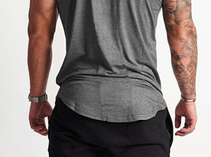 Débardeur d'entraînement musculaire pour hommes Débardeur de voyage sans manches en coton pour hommes Débardeur de gym personnalisé pour hommes Débardeur d'été unisexe OEM - Product Image 6