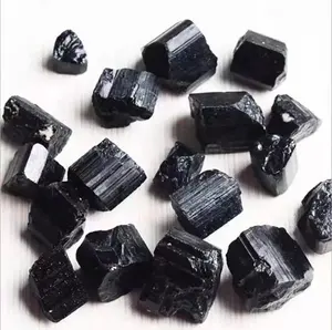 Wholesale China Supplier Factory Price 20-30ミリメートルBlack Natural Rough Raw Tourmaline Stone