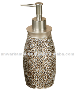 Distributeur de savon liquide en laiton, Design gravé, pompe de lavage des mains, en forme ronde, pour salle de bains, cuisine, maison, hôtel, ml - Product Image 4