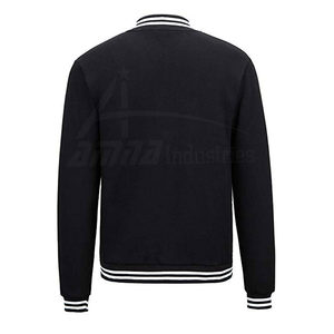 รุ่นใหม่ผู้ชายแฟชั่นแจ็คเก็ตตัวแทนสีดำที่กำหนดเองแจ็คเก็ตตัวแทนใน Moq ต่ำ - Product Image 3