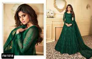 Salwar kameez-traje indio pesado de diseñador, ropa de fiesta, traje indio de Surat, gharacholi con Dupatta - Product Image 3