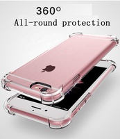 Étui antichoc transparent de luxe pour iPhone 5G 6G 7G 8G SE SE2 X XS Max XR 17 16 15 14 11 Pro Max 12 13 Housse en silicone souple