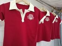 Kaliteli Okul Üniforması Gömlekleri Polyester/Pamuk Baskılı Özel Logo Ücretsiz Tasarım Toptan Nakış Vietnam Giyim