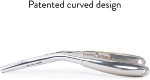 Nueva llegada Alicates curvos para extensiones de cabello en forma de U Acero inoxidable con estuche de transporte acolchado - Product Image 6