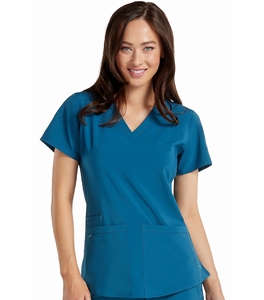 Nuevo estilo, conjuntos de uniformes médicos elásticos, uniforme de enfermera para mujer, uniformes transpirables a la moda XS <span class=keywords><strong>4XL</strong></span>, tela que absorbe la humedad - Product Image 3