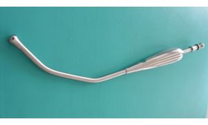 Yankauer Tubo de succión con punta extraíble 27cm Instrumentos quirúrgicos de acero inoxidable Mahersi - Product Image 5