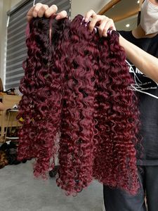 Eurasian <b>Curly</b> Virgin Remy Human Hair Vietnamese Hair Weaving <b>Extensions</b> 100g Wholesale Different Long Lengths - Product Image 4