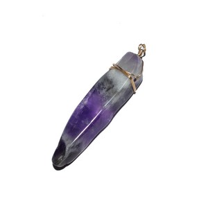 With Good Quality of Amethyst Natural Shape Pendants : Amethyst Natural Shape Pendants for Sale - Product Image 1