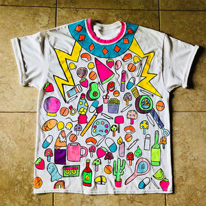 T-shirt pour enfants de haute qualité 100% coton, design personnalisé en vrac, manches courtes - Product Image 5