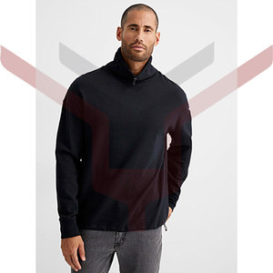 Sweat à capuche avec logo personnalisé pour hommes, sweat-shirt chaud en coton et en polyester, tenue décontracté d'hiver, mode longue, imprimé, couleur personnalisée - Product Image 5