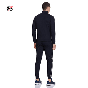 Men's Sweat Suit Customized Logo Fabric Printing 100% Cotton Fleece Daily Routine Wear OEM Service Type High Quality Tracksuit - Product Image 3