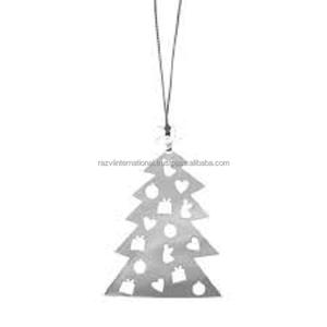 Shiny Gold Plating Metal Zinc Alloy <b>Christmas</b> Tree Decor Jeweled Snowflake Hanging Ornament - Product Image 3