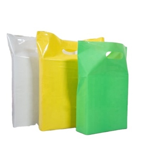 Bolsa de Plástico con Asas, Hermosa Bolsa de Compras Personalizada Biodegradable con Asas Troqueladas y Logotipo - Product Image 3