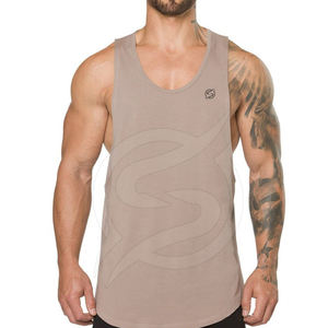 Wholesale New Style Men's Sports Tank Top Custom <b>Muscle</b> Fitness <b>Vest</b> for Gym Training - Product Image 2