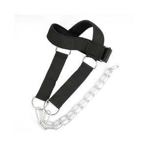 Arnés de cabeza de entrenamiento para cuello y levantamiento de pesas, muy recomendado, con cinturón de cadena - Product Image 1