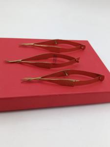 กรรไกรตัดเหล็กสปริงอลูมิเนียมพลาสม่าสีทองแบบมืออาชีพทำจากสเตนเลสสตีลพร้อมโลโก้ของคุณเอง - Product Image 6